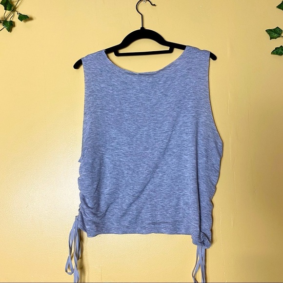 Toska Gray Graphic Tank Top “Breathe” - Size S - Picture 4 of 4
